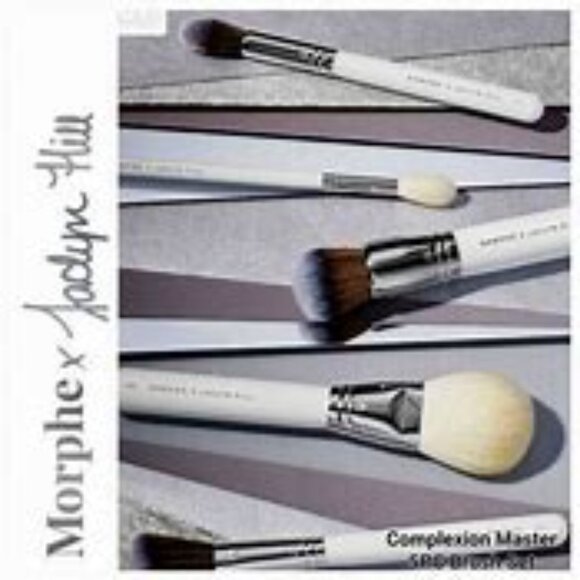 🥳$180 MSRP Morphe Face The Beat Makeup Brushes - 5 Piece Makeup Brush Set NEW - Picture 10 of 11